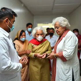 inauguração do hospital em Garanhuns