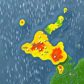 Garanhuns deve ter um dia com chuva em áreas específicas nesta segunda-feira