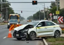 carro cai em buraco de obra da Prefeitura de Garanhuns