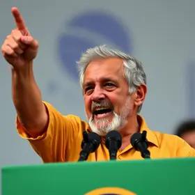 Lula mostra dedo do meio