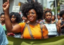 marcha de mulheres negras