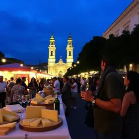 Primeira noite do Festival de Vinhos e Queijos