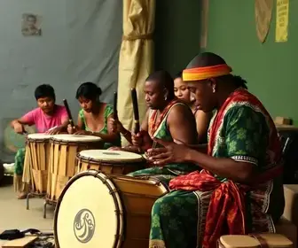 oficina de percussão
